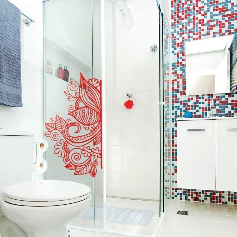 Adesivo Box Banheiro: 35+ ideias para renovar esse espaço - Dicas Decor