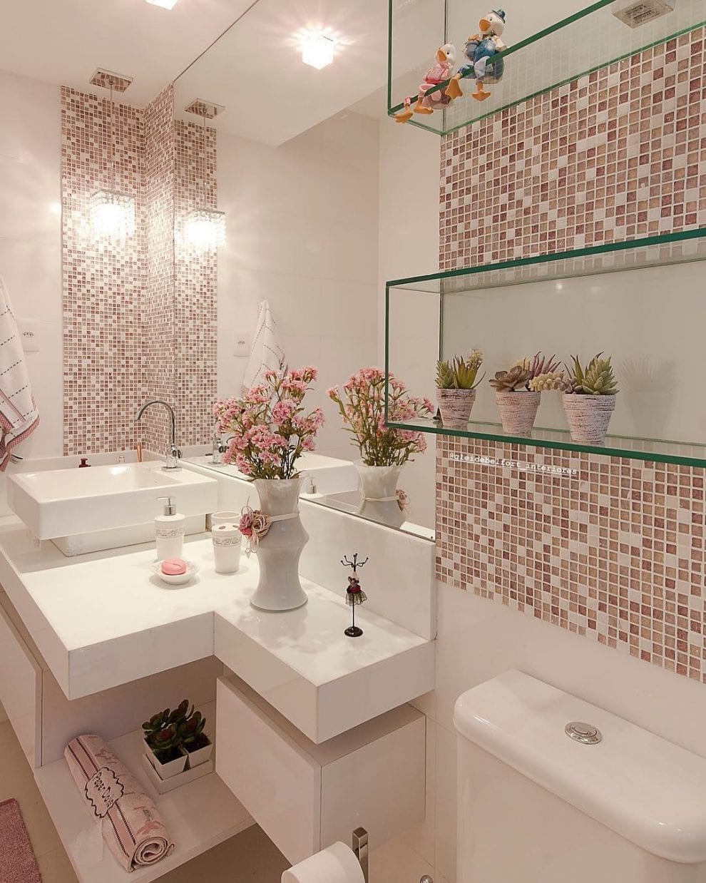 Banheiro com pastilha: conheça 60 ideias para te inspirar! - Dicas Decor