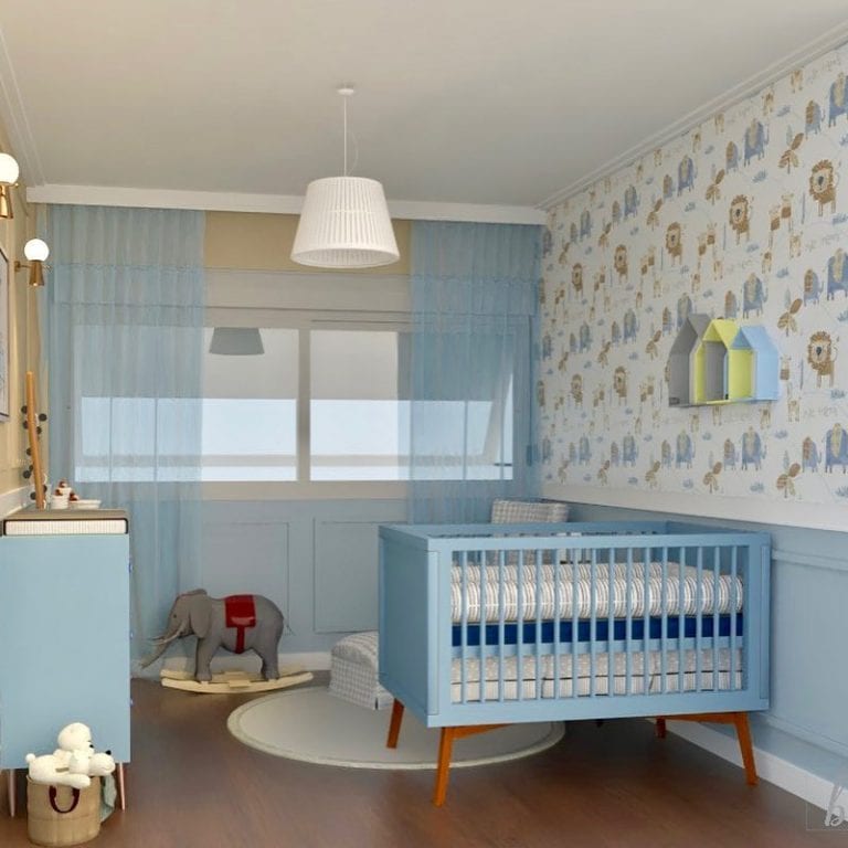 Quarto de bebê menino: 50 ideias lindas para você! - Dicas Decor