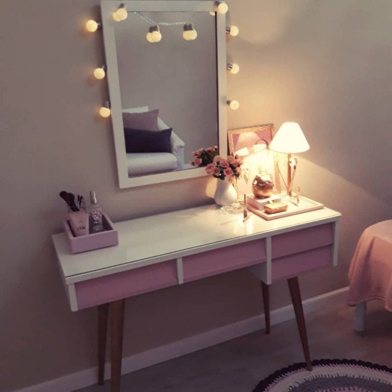 Penteadeira: 50 fotos, modelos e inspirações para ter a sua! - Dicas Decor
