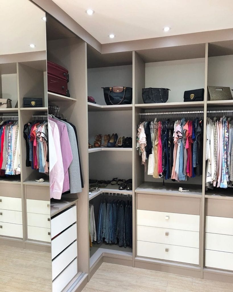 Closet para Casal: 40 projetos e inspirações - Dicas Decor