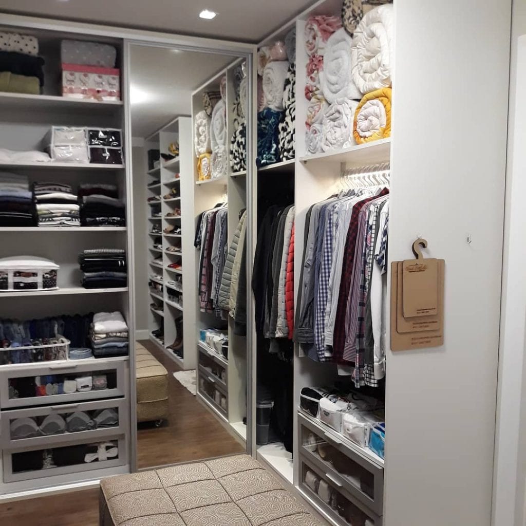 Closet para Casal: 40 projetos e inspirações - Dicas Decor