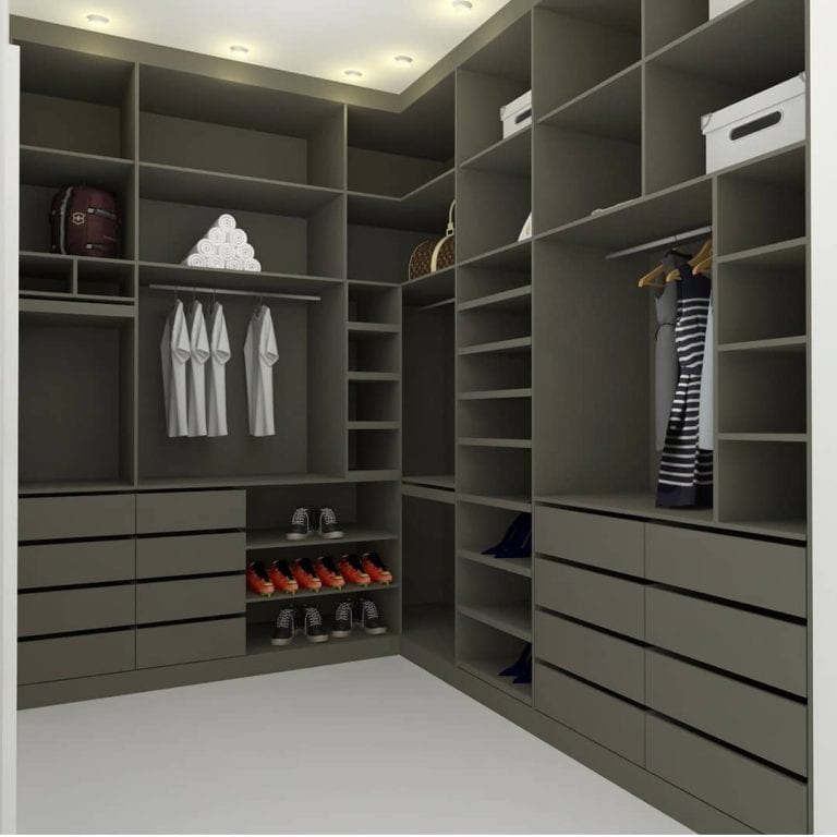 Closet para Casal: 40 projetos e inspirações - Dicas Decor