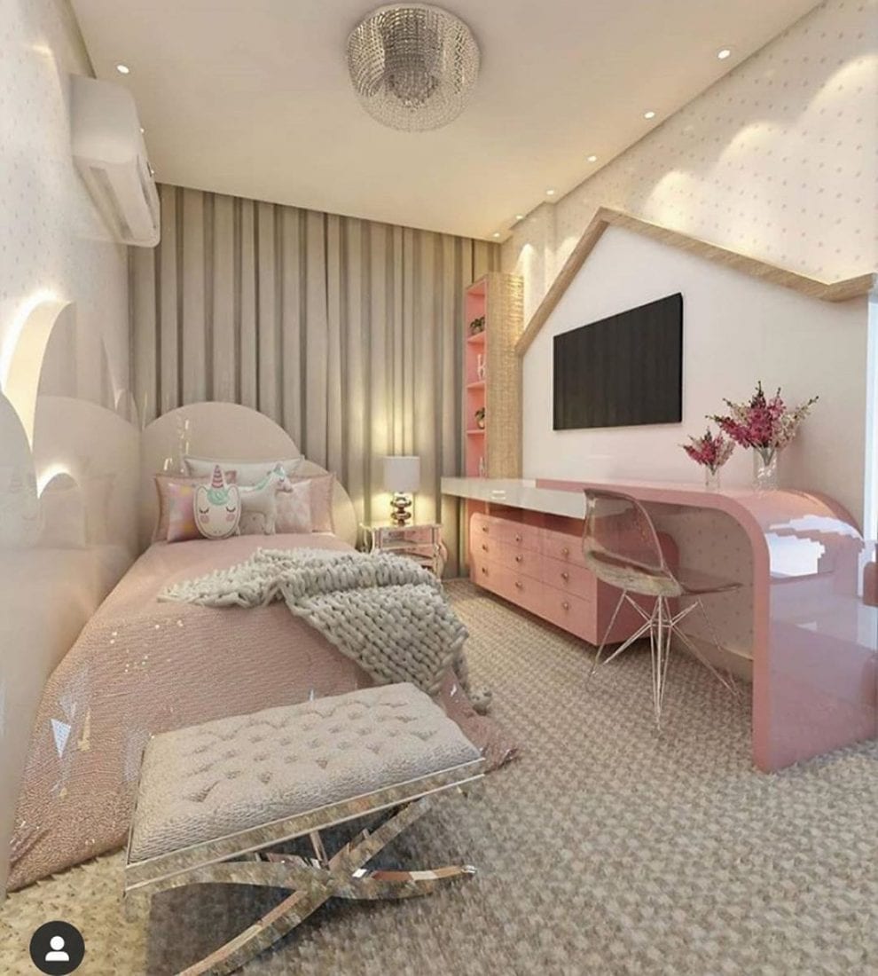 Quarto de princesa: 40 fotos e ideias para se inspirar - Dicas Decor