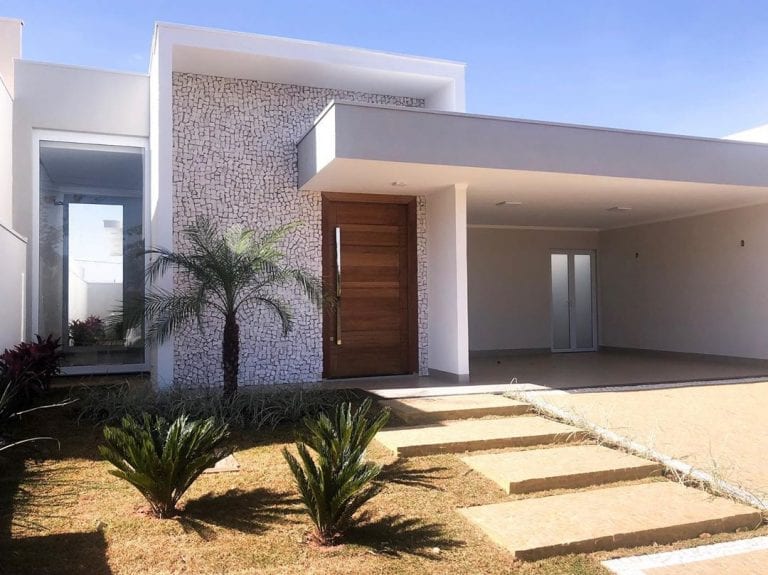 Fachada de casa simples: +60 ideias para te inspirar! - Dicas Decor