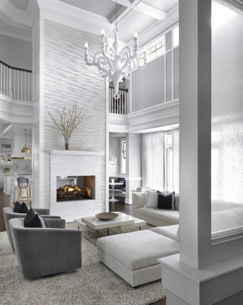 Sala com lareira: 55 ótimas ideias para decorar! - Dicas Decor