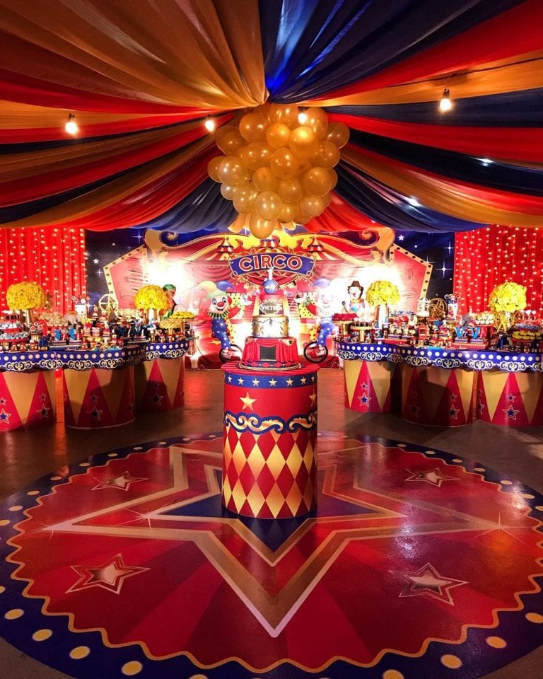 Festa Circo: Ideias, Dicas e +60 Fotos de Decoração! - Dicas Decor