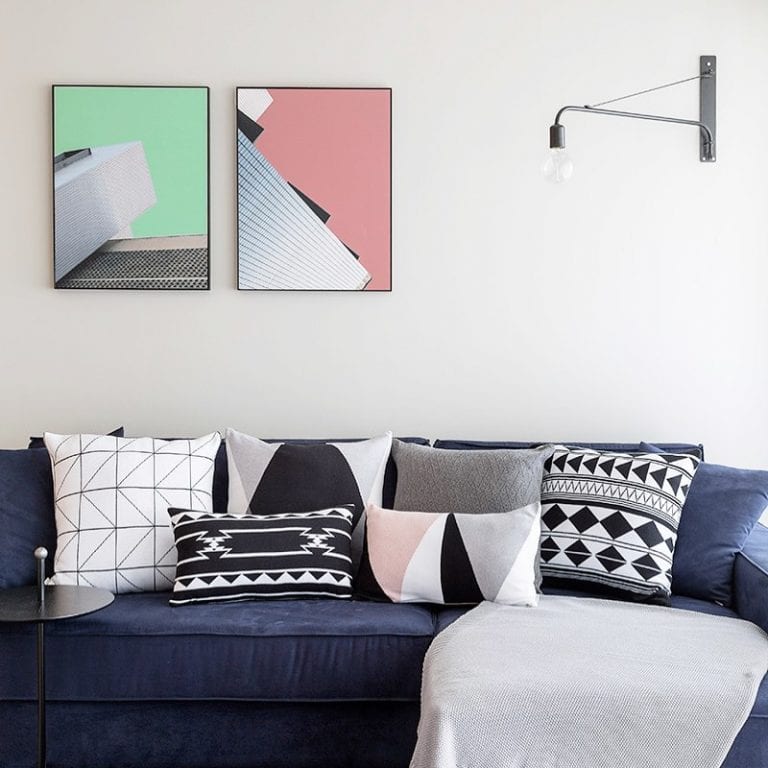 Sofá Azul 55 modelos e dicas de como usar na decoração Dicas Decor