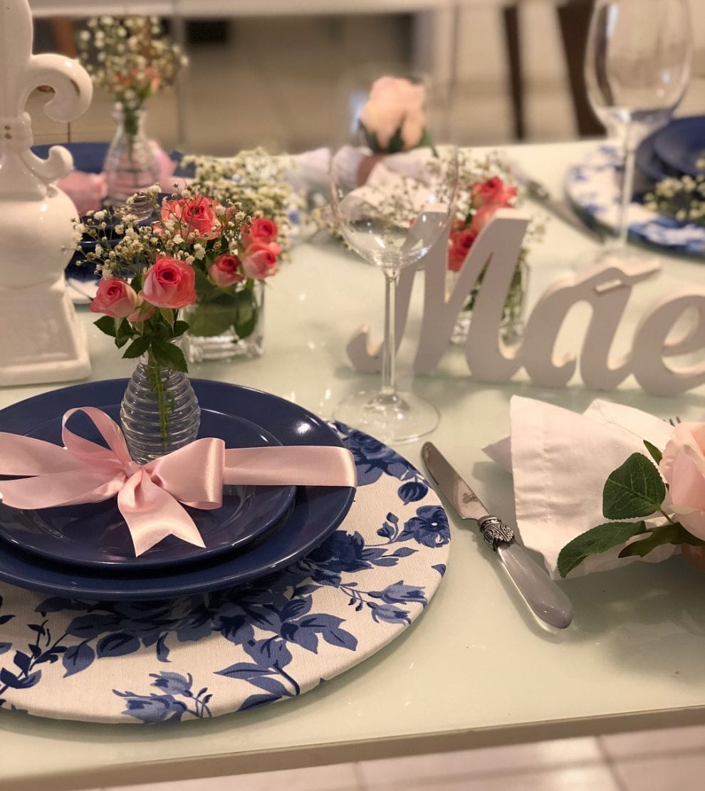 Mesa posta Dia das Mães: 40 belas inspirações! - Dicas Decor