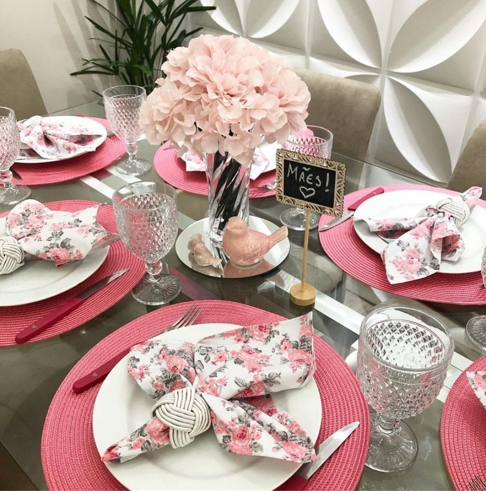 Mesa posta Dia das Mães: 40 belas inspirações! - Dicas Decor