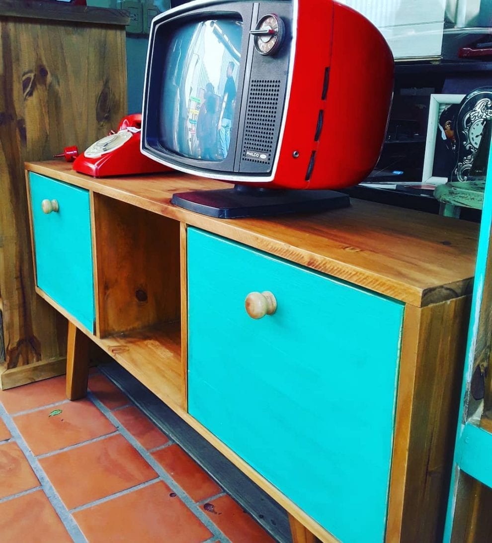 Retro Rack Furniture Rack Retrô: 40 ideias super interessantes! - Dicas Decor