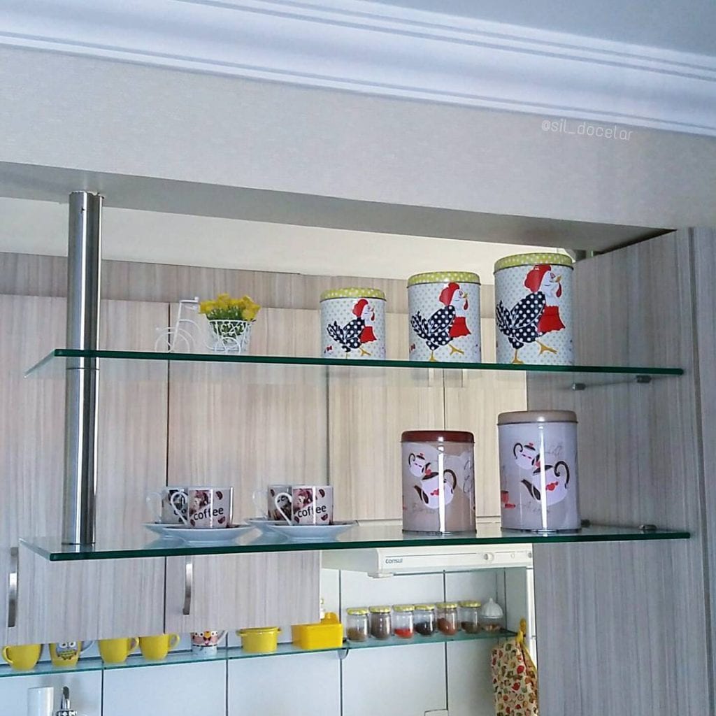 Prateleira de Vidro: 40 lindos modelos! - Dicas Decor