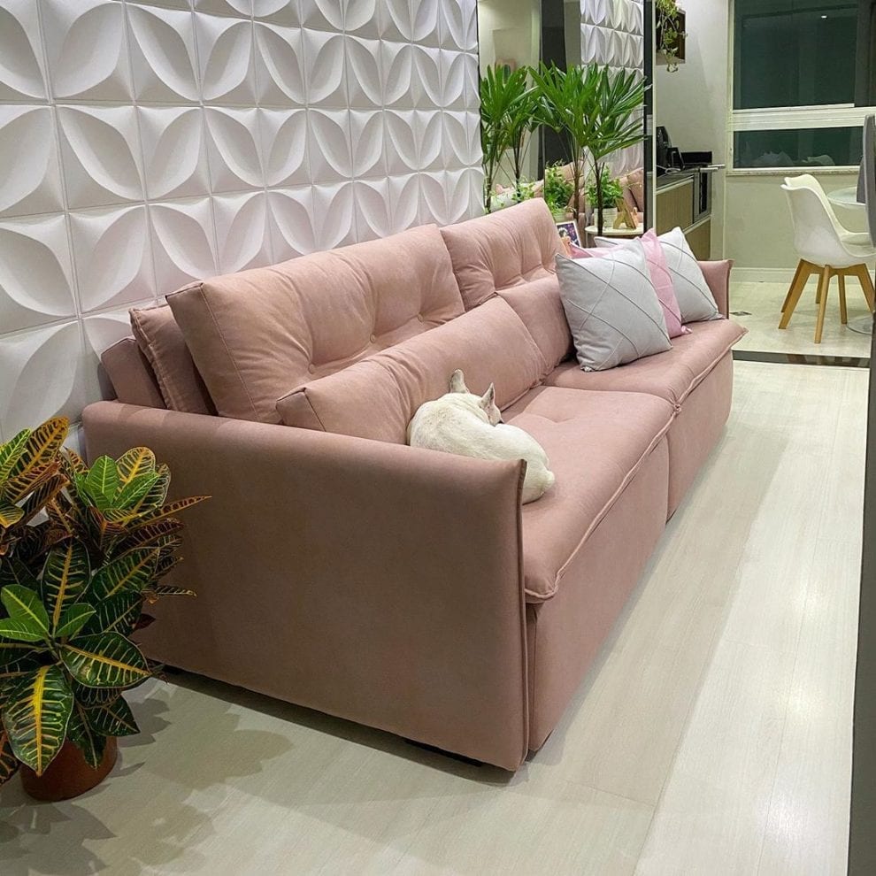 Sofá Rosa dicas e 40 lindos modelos! Dicas Decor