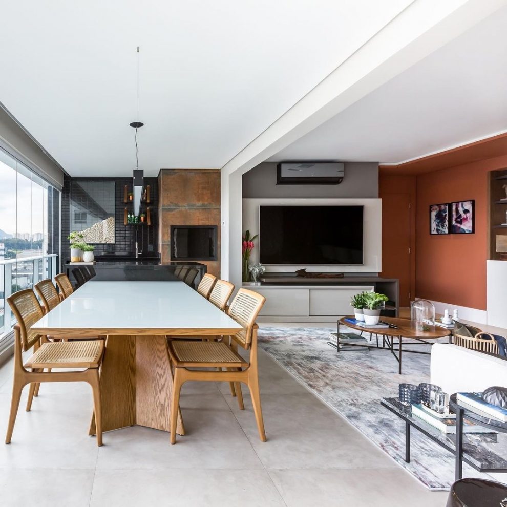Varanda integrada com sala: 40 lindas ideias para você! - Dicas Decor