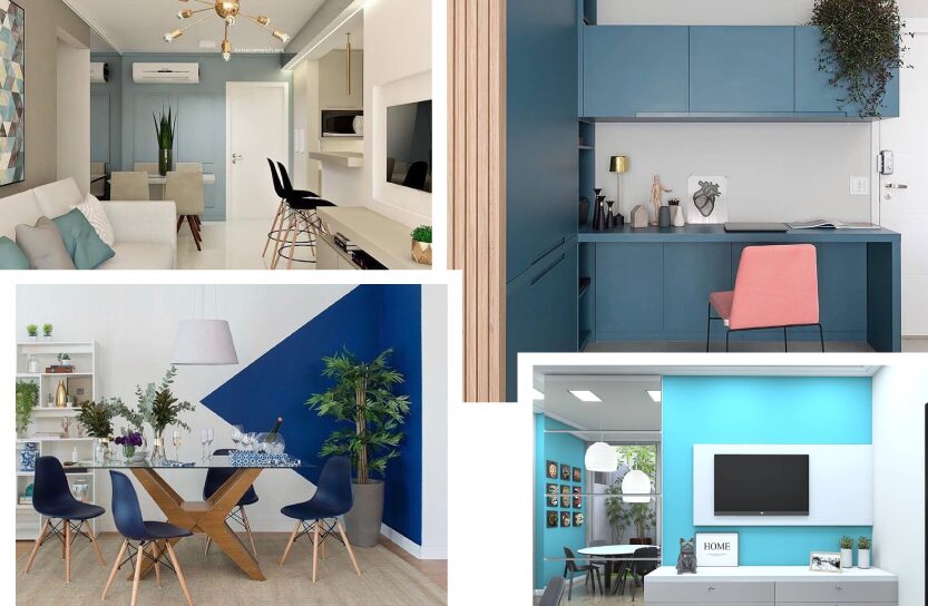 Cor Azul na Decoração: Tons de Azul e Como Combinar - Dicas Decor
